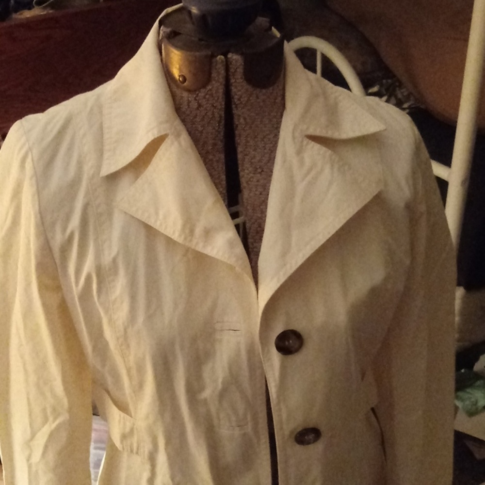 Michael Michael Kors Cream Trench Coat
